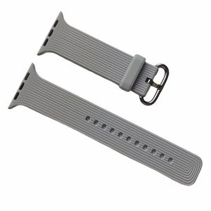 5/$20 GRAY Silicone Band Apple Watch 42/44/45/49mm M/L Buckle
